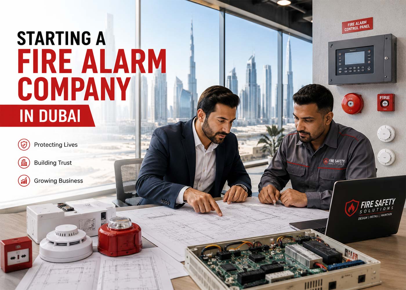 Starting a Fire Alarm Company in Dubai